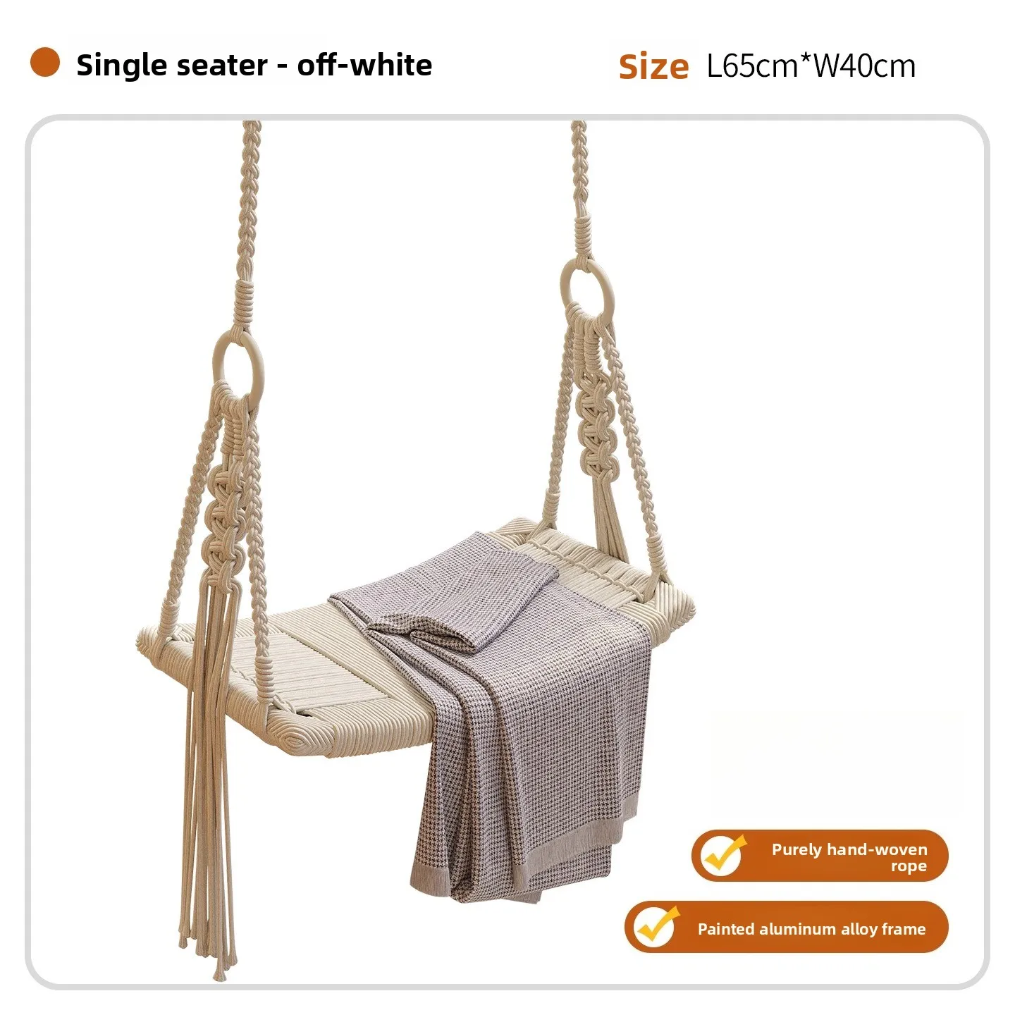 Hanging Chair Cradle Indoor Swing Outdoor Home Hanging Basket Rocking Chair Swing Balcony Hanging Chair