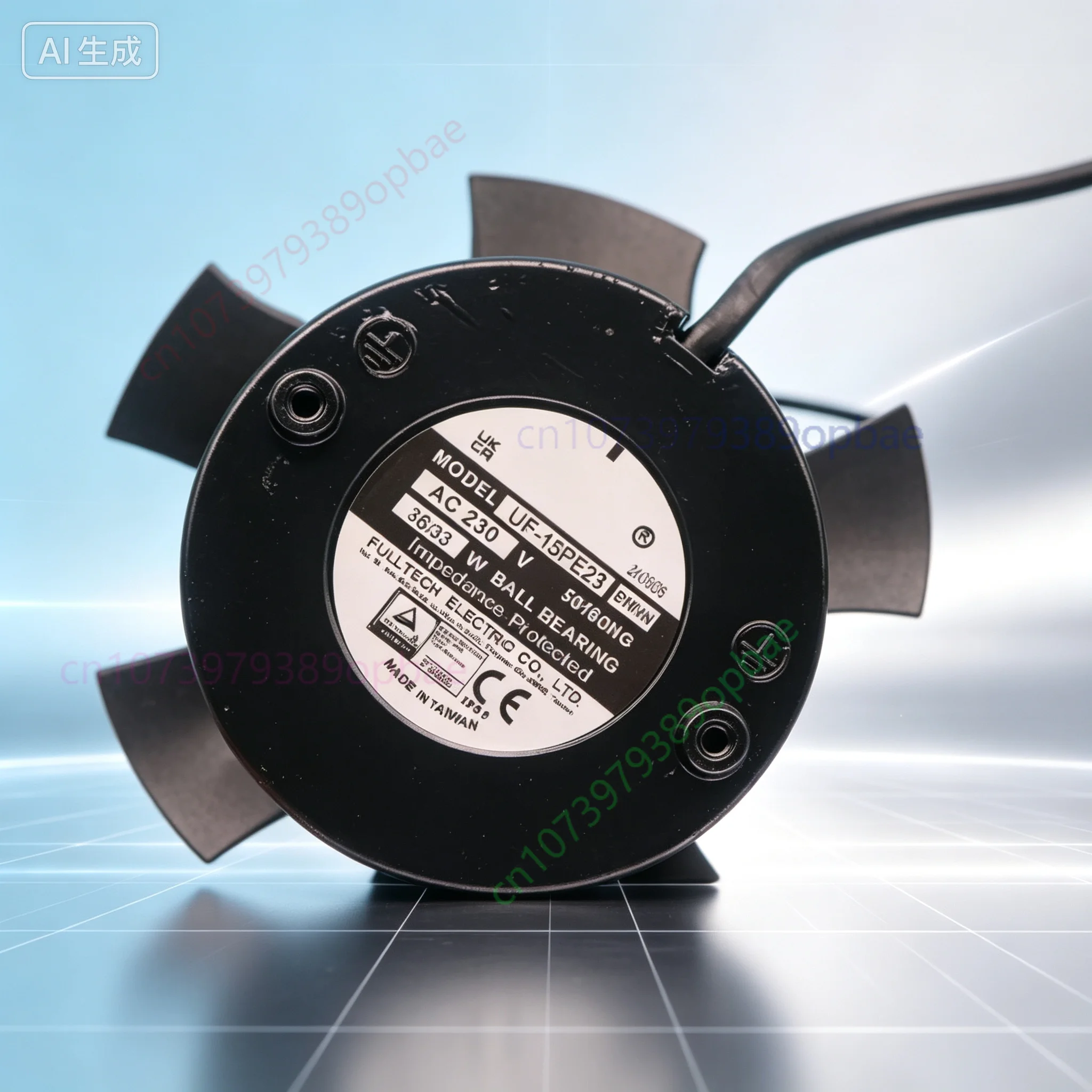 Replacement Rotary Cooling Fan for LZ COMMONWEALTH FP‑108‑1 S1BU AC 220V 12038 12CM 2‑Wire
