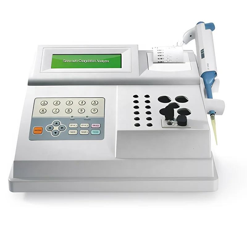 

2 Channel Lab Coagulation Machine Portable Veterinary Semi-auto Blood Coagulation Analyzer