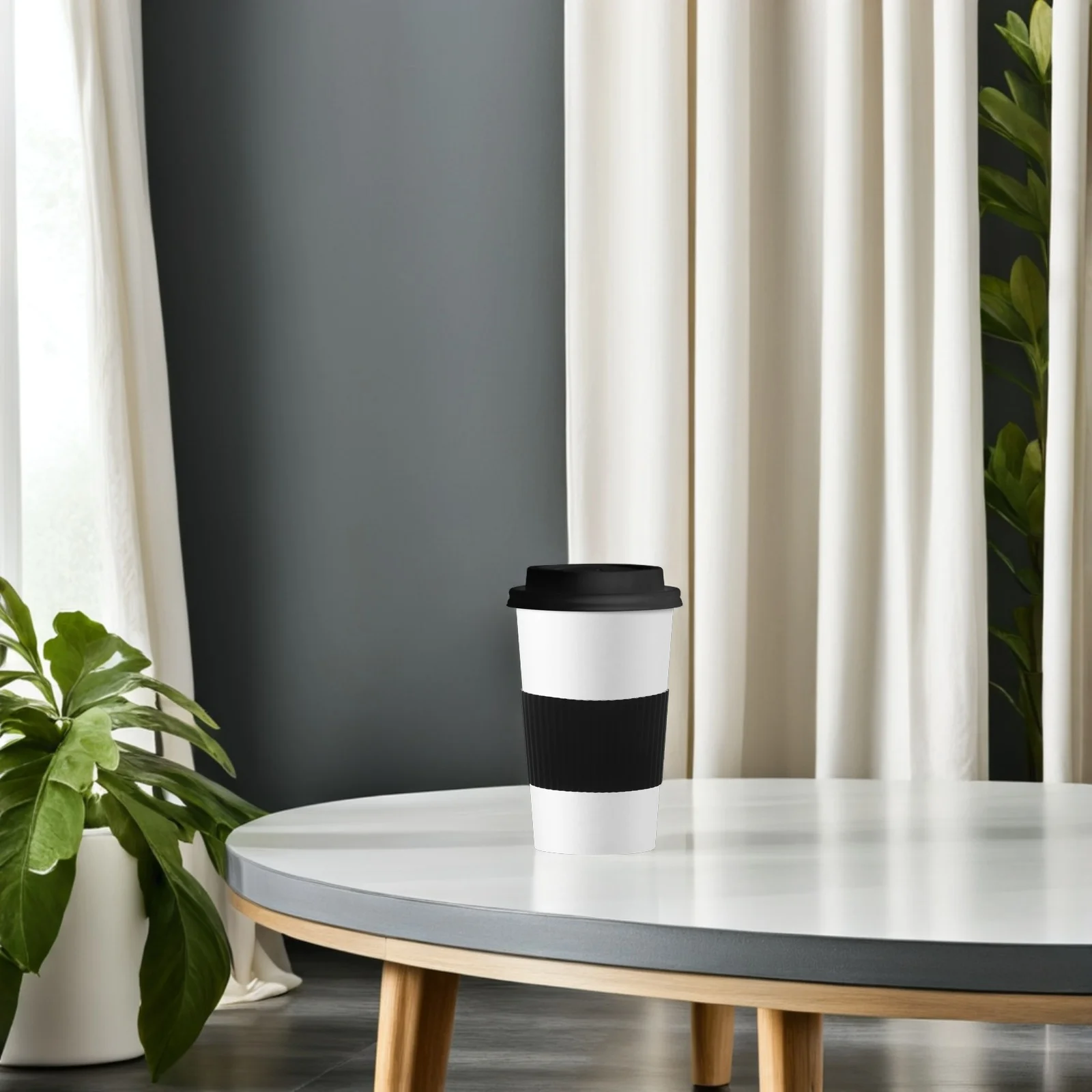 

6Pcs Reusable Silicone Mug Sleeves Heat Resistant Insulated Cup Protector for Coffee Tea Tumbler Water Bottle Nonslip Grip