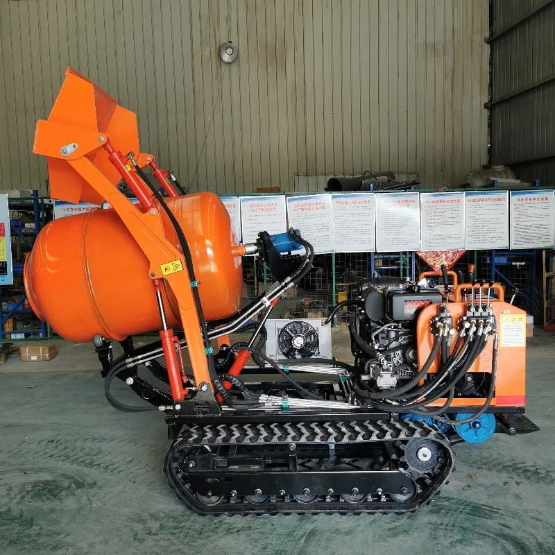 سعر المصنع خلاط الخرسانة خلاط الخرسانة المحمولة خلاط الخرسانة الديزل مع مضخة #4