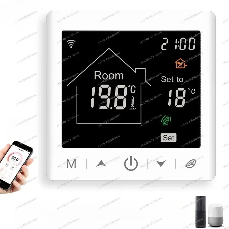 Smart WiFi Thermostat – Temperature Controller for Water Floor Heating & Gas Boilers, App Remote Control