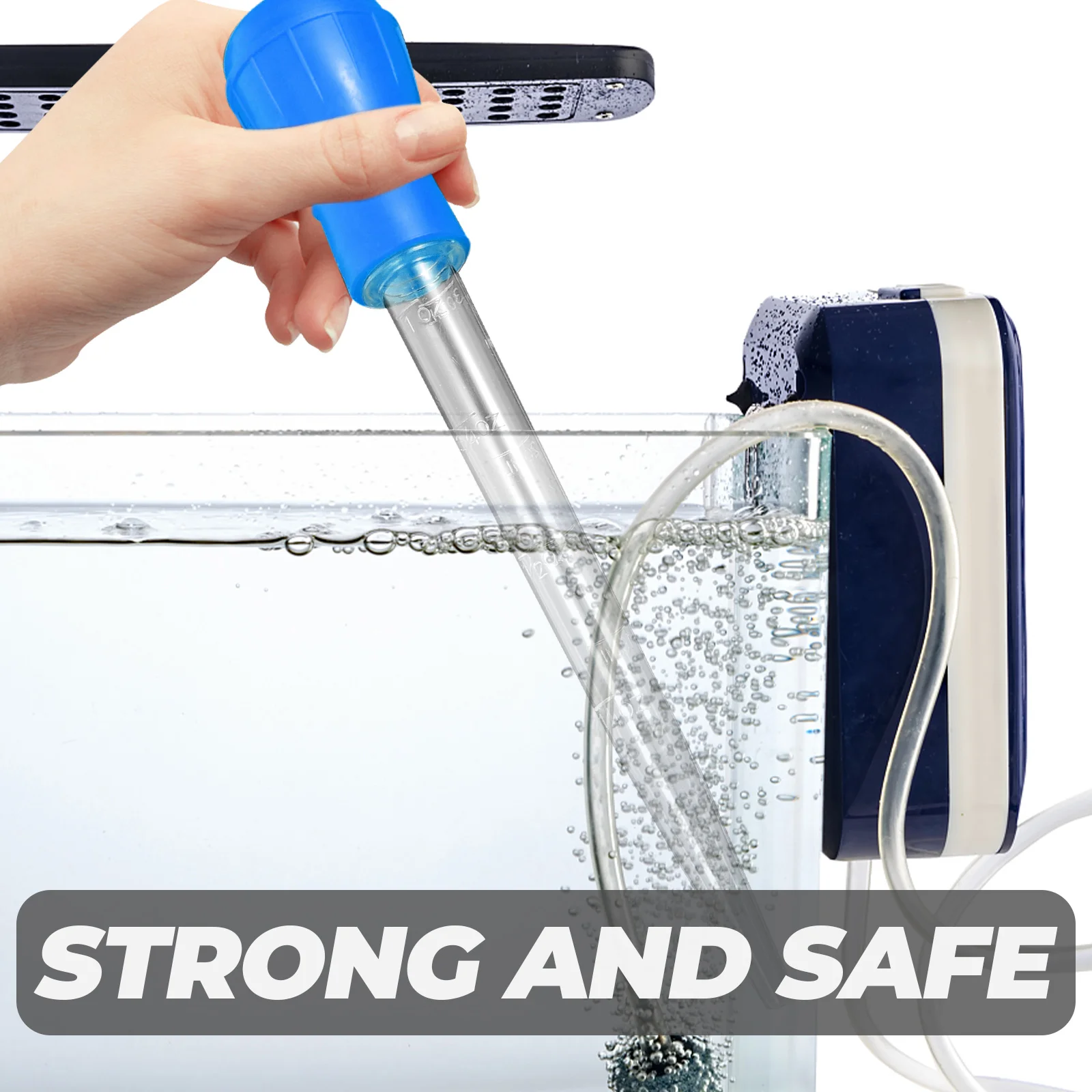 

2 pcs Siphon Pump Cleaner For Aquarium Water Change Siphon Hose With Extension Tubes Fish Tank Accessories Aquarium Cleaning