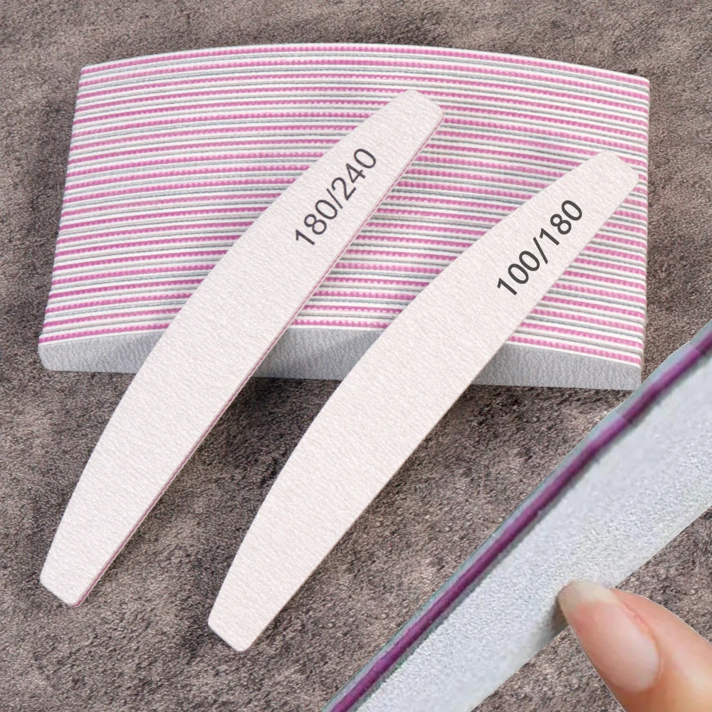 

180/240 Grit Nail Files Reusable Nail Dead Skin Scraper Nail Gel Polishing Files for Nails Buffers Set Polisher Manicure Tool&*&