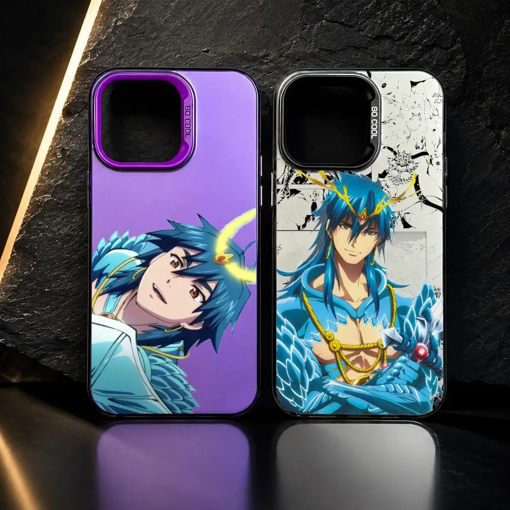 Funda para Teléfono Sinbad Magi, Funda de TPU con Degradado, Suave al Tacto, Antigolpes, para iPhone 11 12 13 14 15 16 17 Pro Max