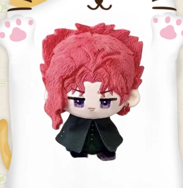 Peluche 12 cm Anime Noriaki Kakyoin Kujo Jotaro Giorno Giovanna con bambola pendente a catena per regalo creativo o zaino