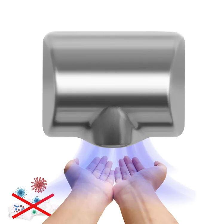 Electric Wall Mounted Touch Commerical  Stainless Steel 110v Hand Dryer