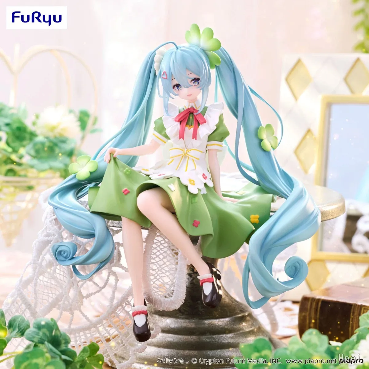 15 センチメートルアニメフィギュア初音ミクヌードルストッパーラッキーグラス妖精アクションフィギュア PVC コレクションモデル装飾おもちゃギフト