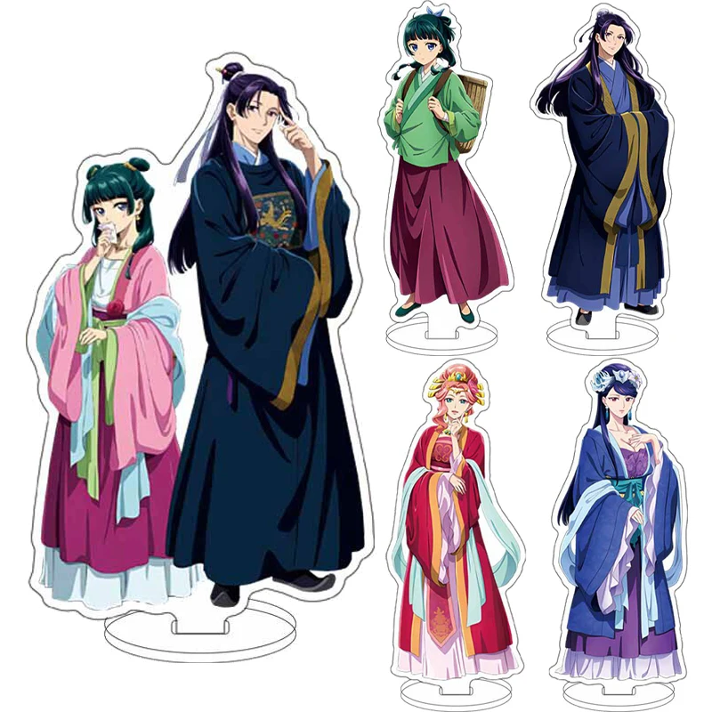 16CM Anime ‌Kusuriya no Hitorigoto Figure Maomao Jinshi Gaoshun Gyokuyo Rifa Rishu Acrylic Stand Cos Ornaments Gifts