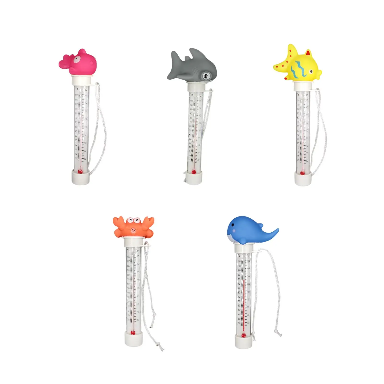 Pool Thermometer Cute Temperature Measurement System for Bath Pond Hot Tubs