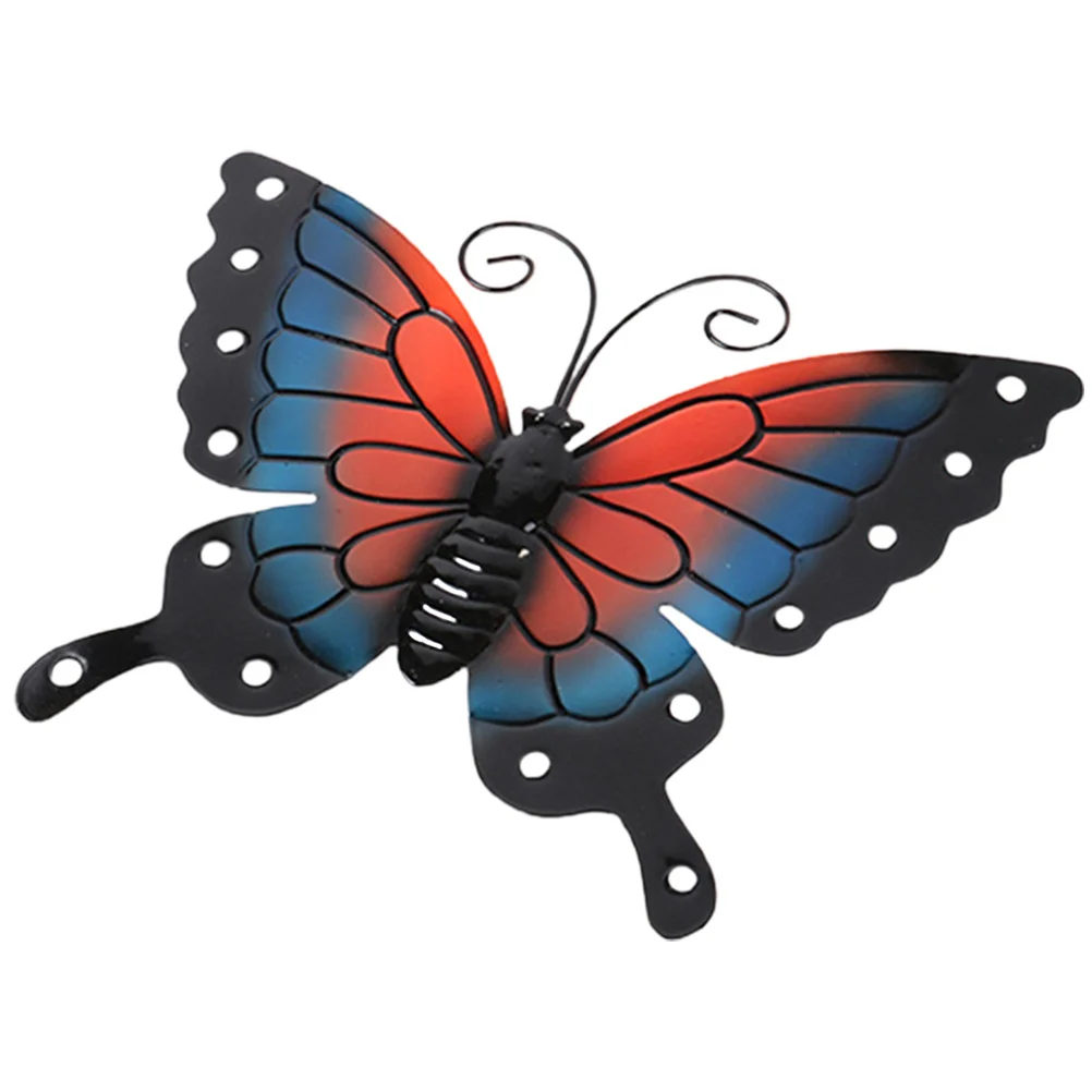 

Delicate Iron Butterfly Pendant Decoration Art Craft Ornament For Home Garden Patio Yard Outdoor Fence Decorations Metal