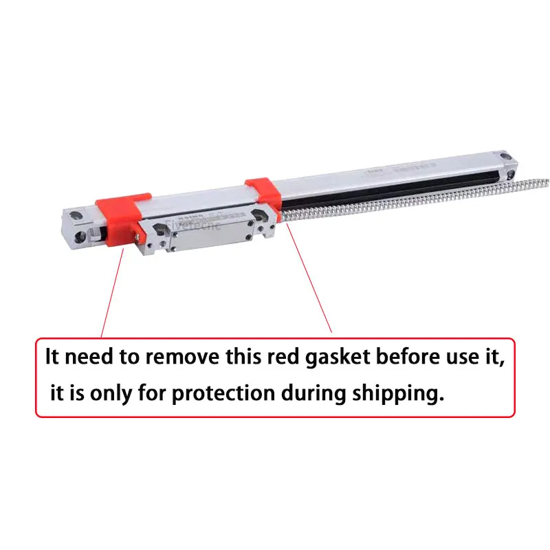 Sino KA-200 16*16มม. ตัวเข้ารหัสแบบเส้นตรง DRO รุ่นบางพิเศษ KA200 120 130 150 160 170 180 190 200มม. ความละเอียด 0.005มม. 0.001มม. แบบ TTL ตัวเข้ารหัสแบบออปติคอลบาง