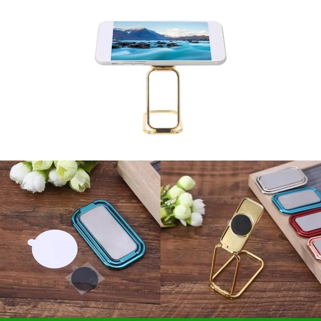 

U55C Cell Phone Ring Holder 360° Rotation Universal Phone Ring Stand for Phone Tablets Car Phones