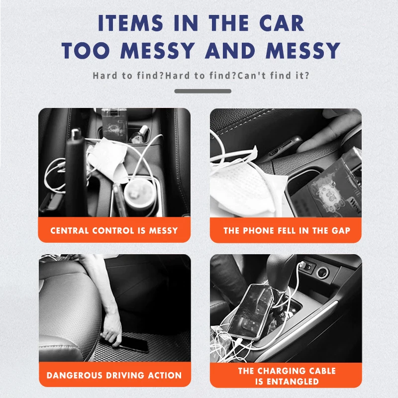 Heavy Duty Center Console Organizer For Mercedes Benz GLC 2023 Anti-Rattle Armrest Storage Tray Keep Items Tidy Auto Accessories