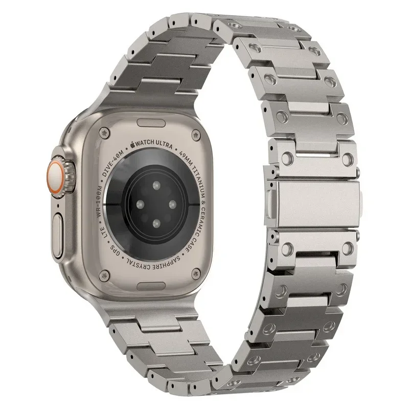 Cinturino in metallo per cinturino Apple Watch Ultra 2/1 49mm 10 46mm 9 8 7 45mm cinturino per iWatch 6 5 4 SE 44mm Correa accessori