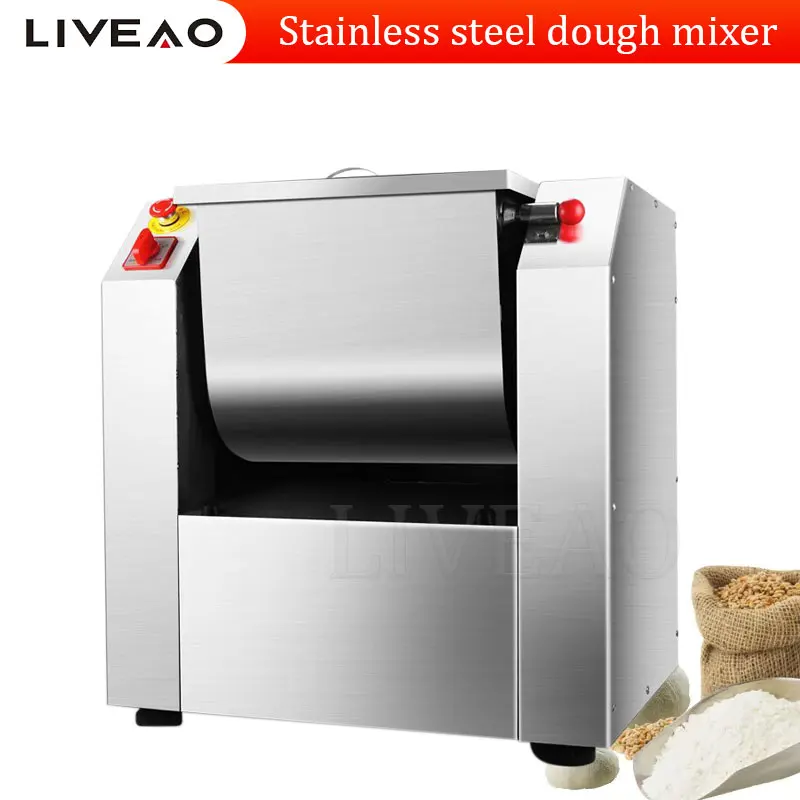 

7.5kg 15Kg 25Kg Pizza Dough Mixer Spiral Mixer Horizontal Dough Kneading Machine