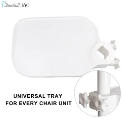 Dental Plastic Scaler Tray Post Mounted Shelf Tray Table Dentistry Chair Accessories Instrument Rotatable Placed Additional Tool