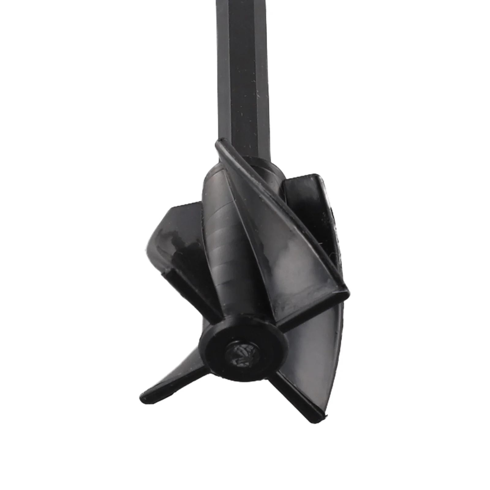 

Resin Mixer Paddle Reusable Paint Mixer Paddle Mixing Without Bubbles Spiral Four-blade Design ABS Plastic Even Mixing