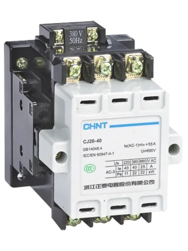 AC contactor CJ20 10 16 25 40 63 100 160 250 110V 220V 380V