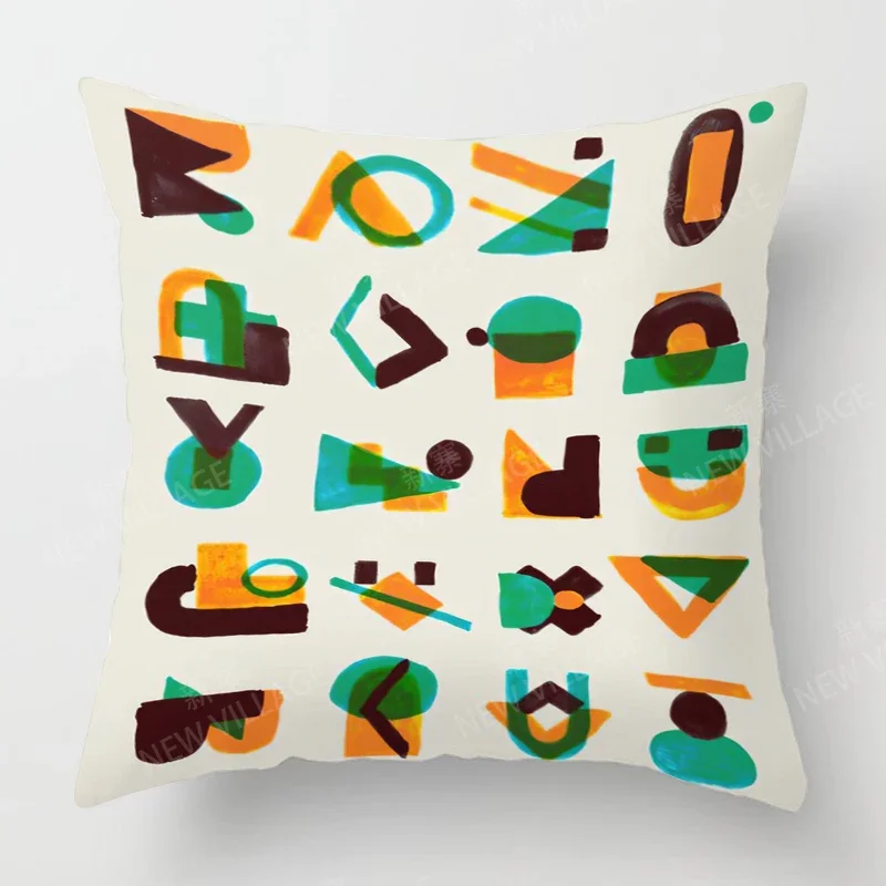 Home living room fashion decoration cushion covers linen throw pillow covers45*45 pillowcase 40x40cm 50x50 45x45 image 6