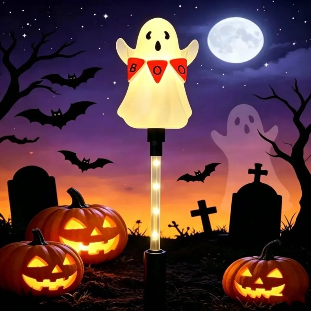 Pumpkin LED Glow Wands Flashing Lights Cartoon Designs Light Up Wand Portable Light Battery Operated Halloween Wands For Kids