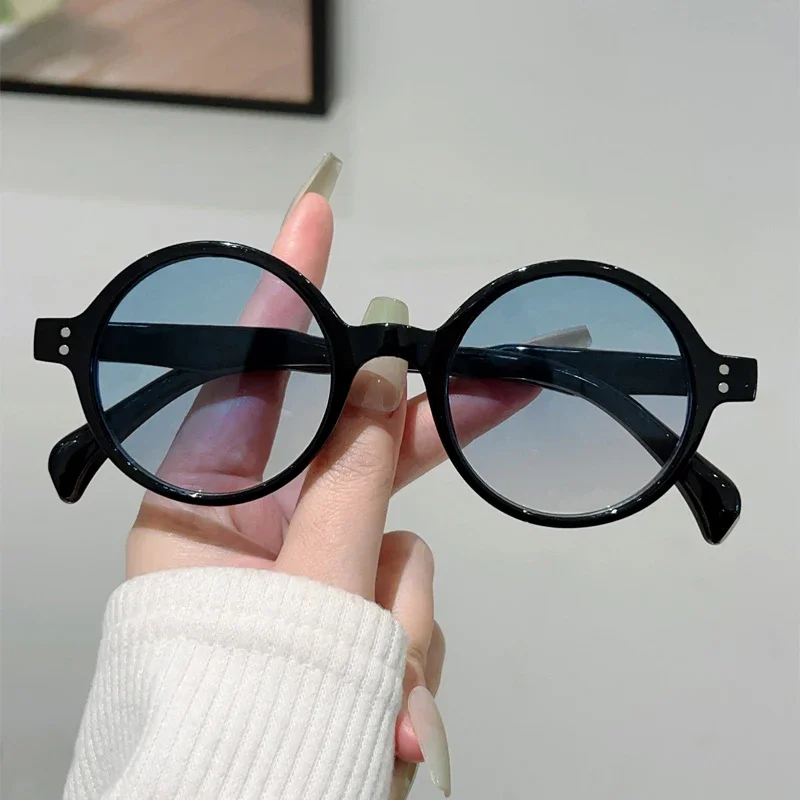 GM LUMIAS Vintage Runde Sonnenbrille Männer 2025, neue Mode, Farbverlauf, lässige Farbtöne, Damen, trendiger koreanischer Stil, Bonbonfarben-Sonnenbrille
