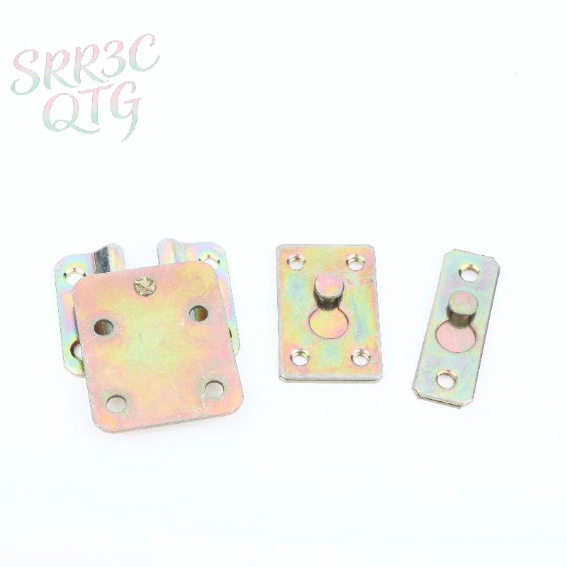 Hot Sale 1Set Iron Hook Up Wood Bed Fittings Connectors Bed Brackets Frame Connecting Furniture Hinge Fitting Connector Lock