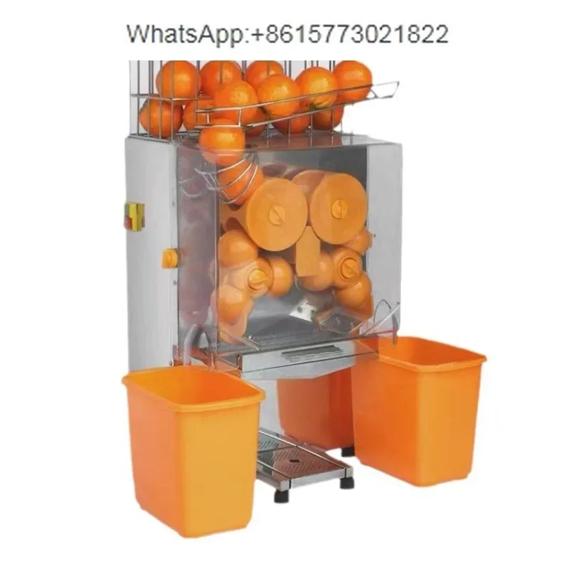 Freshly squeezed orange juice machine stainless steel version