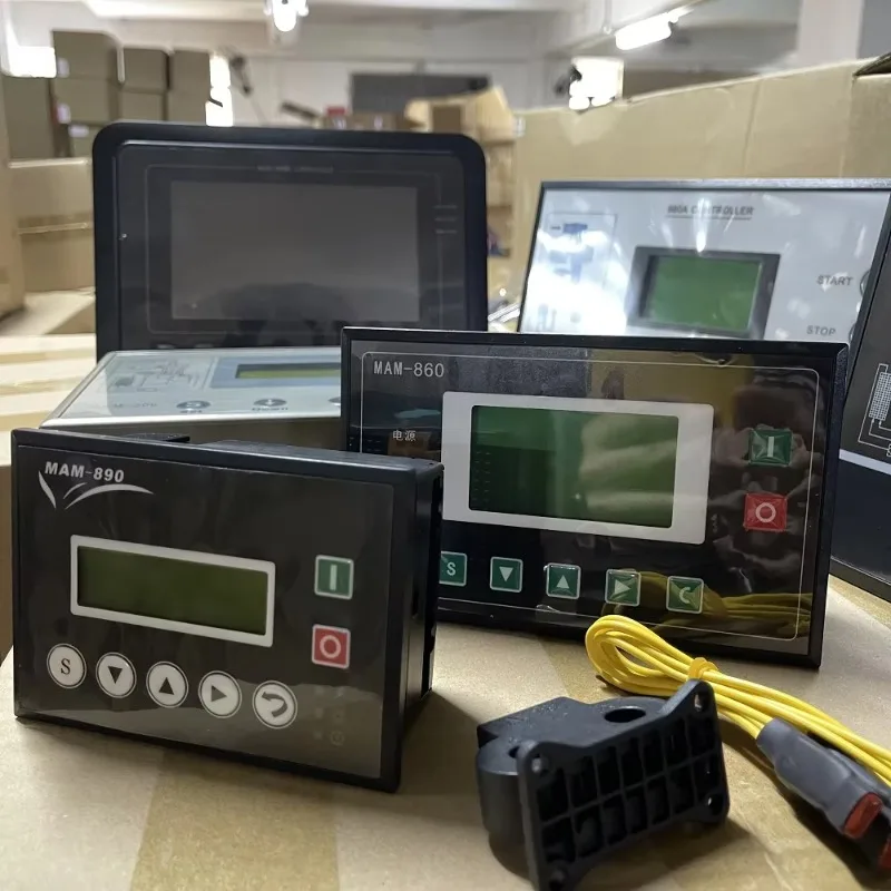 PLC MAM-6070 وحدة تحكم ضاغط الهواء قطع غيار الضاغط MAM6070 لوحة عرض لوحة التحكم #4
