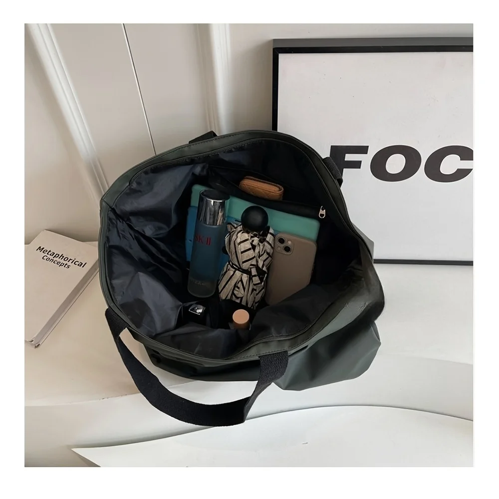 Geräumige Tragetasche, Neue Stilvolle Handtasche, Vielseitig für den Arbeitsweg, Leicht, Luxuriös, Schlicht, Lässig, Wasserdichte Handtasche, Schultertasche – Detail 3