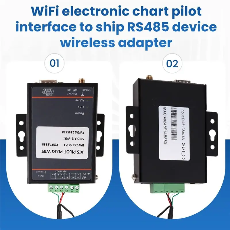 NPC-150 Ais Pilot Plug Wifi Electronic Chart Pilot Interface To Wireless Adapter For Marine Rs485 Device -N25R