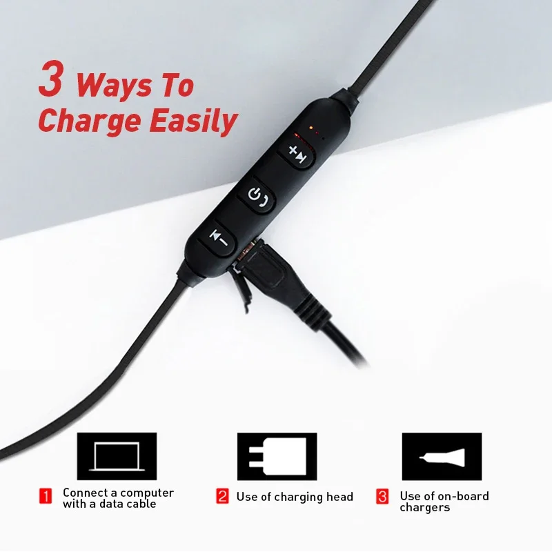 سماعة رأس بلوتوث لاسلكية XT11 سماعات رياضية سماعات رأس ستيريو ذكية مغناطيسية مقاومة للماء لهواتف iPhone وAndroid