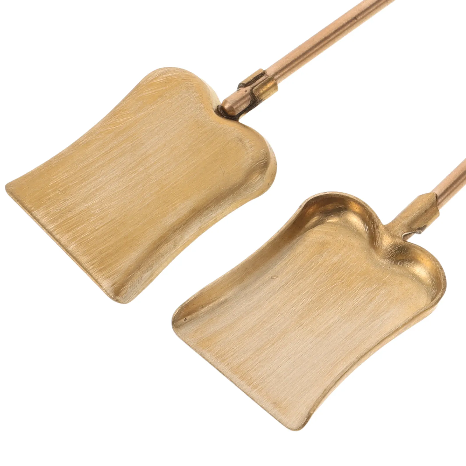 Copper Fireplace Cleaning Tool Tea Ceremony Accessories Stove Multi-Functional Coals Spade Household Tea Spade Metal Mixing