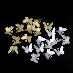 20pcs/Lot 10*13MM Butterfly Charms Metal Copper Pendant for Jewelry Making Findings DIY Earrings Bracelet Necklace Accessories