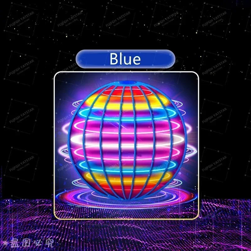 Flying Ball Boomerang Flyorb Magic Met LED-verlichting Drone Ball Fly Nova Orb Flying Spinner Fidget Speelgoed Kinderen Kerstcadeaus
