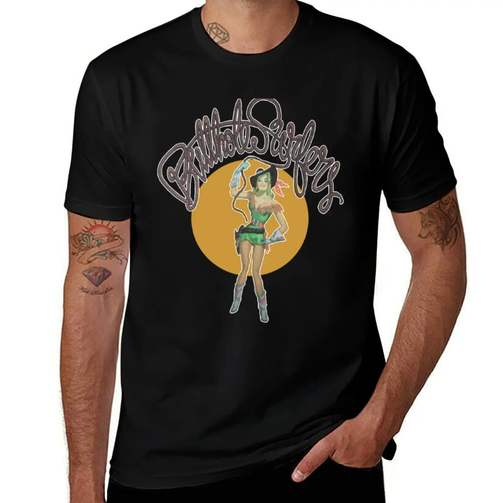 

Butthole Surfers T-ShirtCowgirl T-Shirt Casual Graphic Print Tee