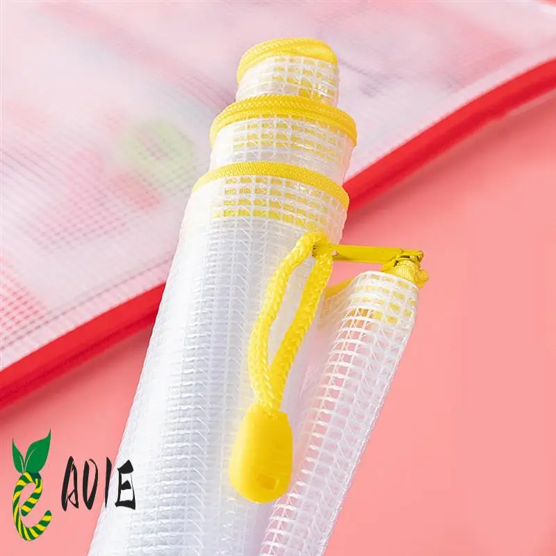 

30 PCS Mesh Zipper Pouch Waterproof Zipper Bags For Organizing School Supplies, Office Appliances