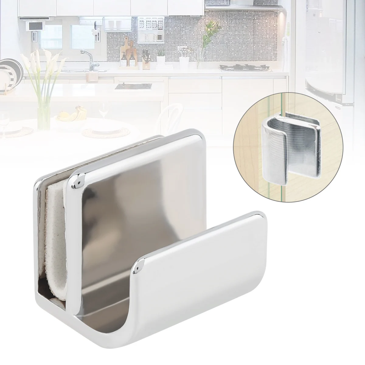 Glass Door Drawer Handle Zinc Alloy Clip 3 - 5mm Glass Free Opening Handle Pull Knob Wine Cabinet Display Cabinets
