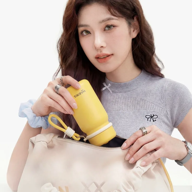Ladies' Mini Thermos Cup 2026 New Pocket Cup Small and Portable Stainless Steel Direct-Drink Insulated Hot and Cold Water Bottle