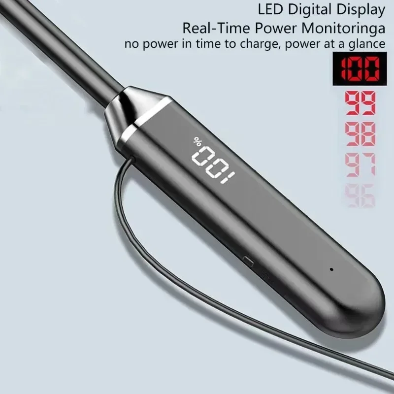 Wireless Earphones Bluetooth 5.3 Headphones Gaming Power Display Headset TWS Earbuds Sport  Headset With Mic