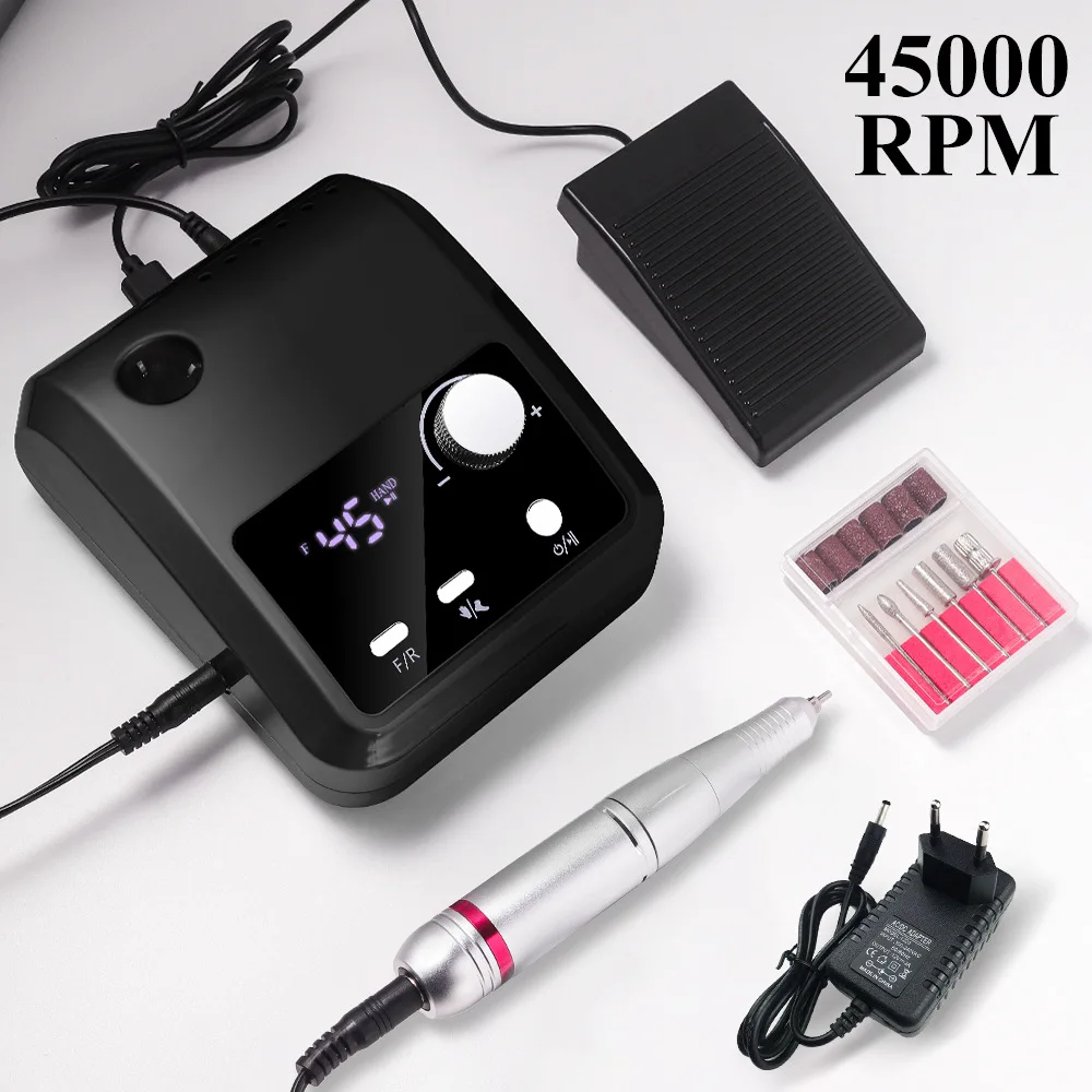 45000 Turn Nail Polishing Machine Electric Nail Grinder