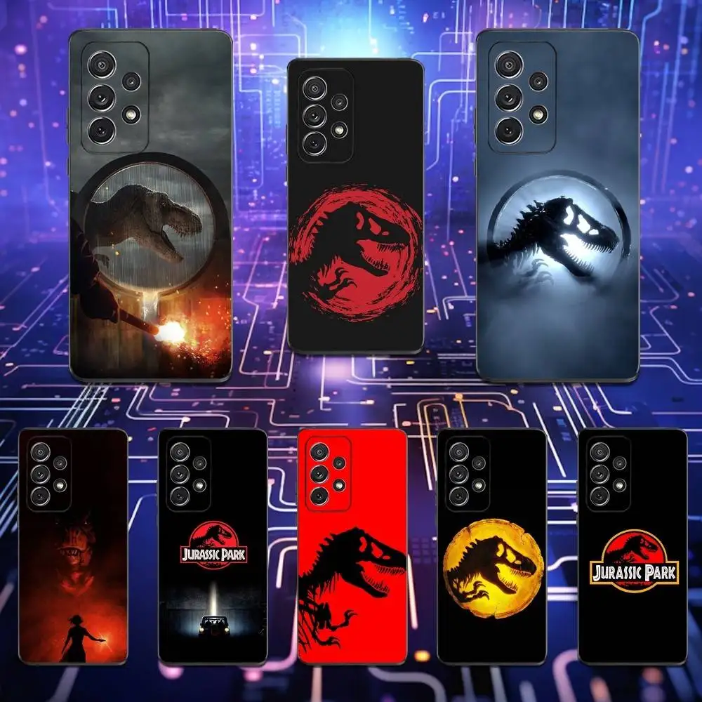 

Hot J-Jurassic Movie P-Park Phone Case For Samsung S25,S24,S23,S22,S21,S20,S10,Ultra,Plus,Lite,FE,Soft Silicone Black Cover