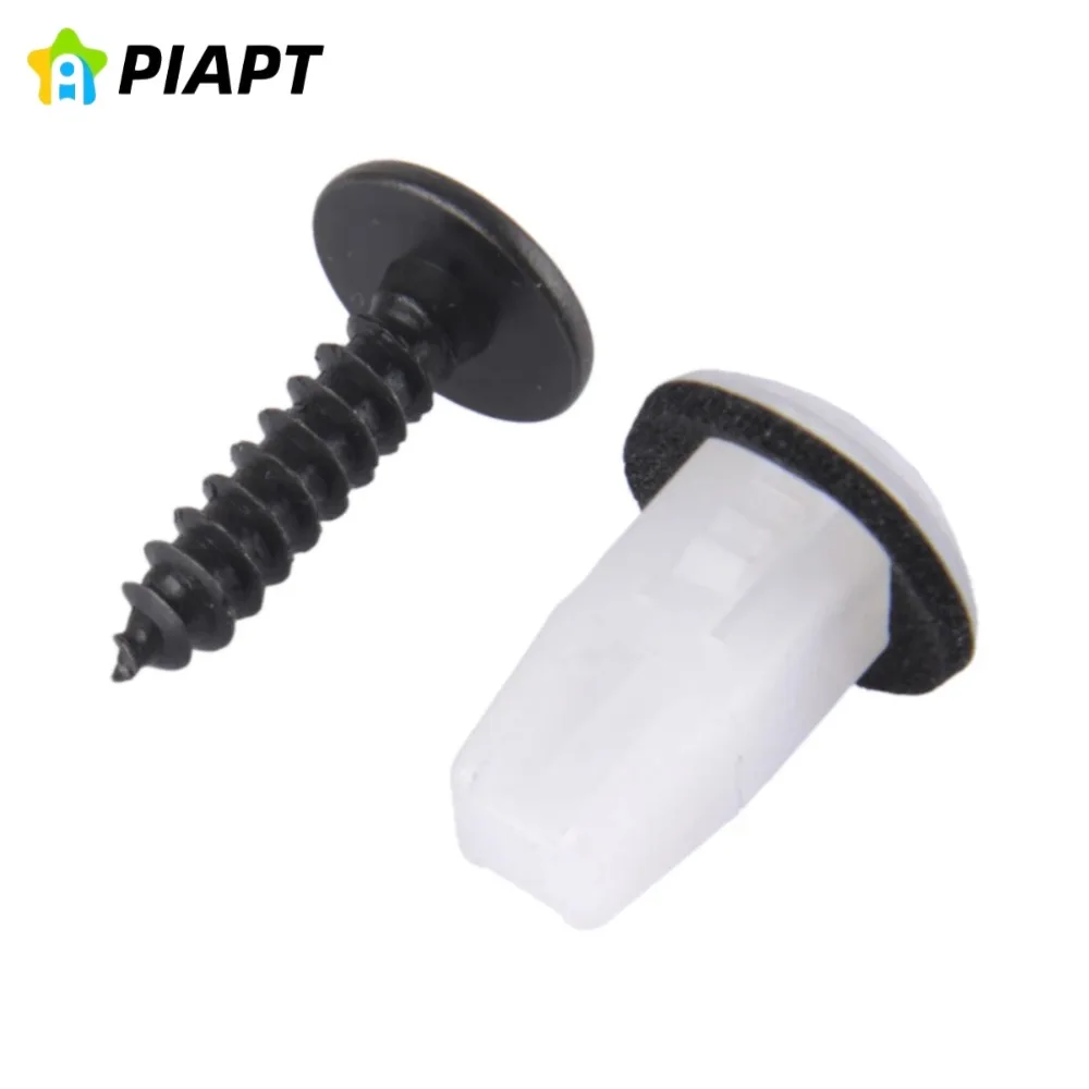 10Sets 5mm Fender Liner Bumper Cover Splash Shield Screw Grommet Nut Kit for Honda Acura Accord 90664-STK-A01 90103-TA0-000