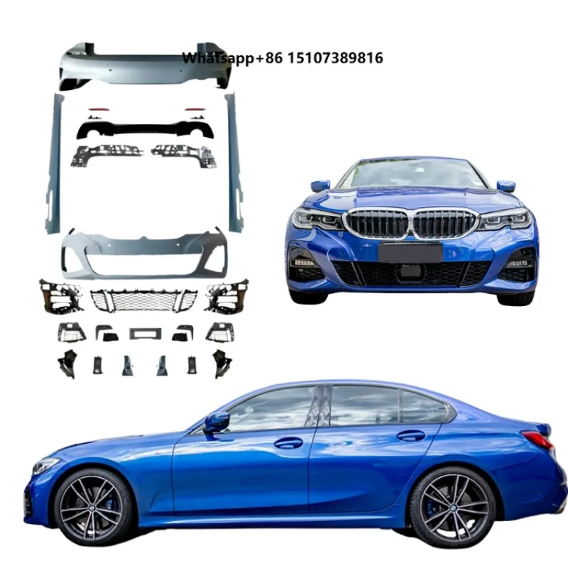 2026 New Arrival Car Body Panel Body Kit for 3 Series G20 2020-2022 Front and Rear Bumpers Side Skirt Grille PP Material
