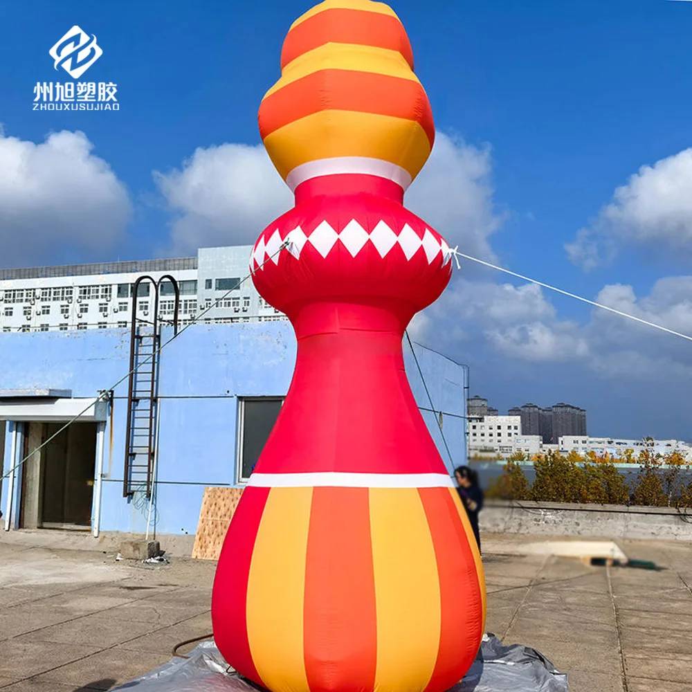 Inflatable tube column, popular for outdoor activities. Red and yellow inflatable tube columns are on sale.