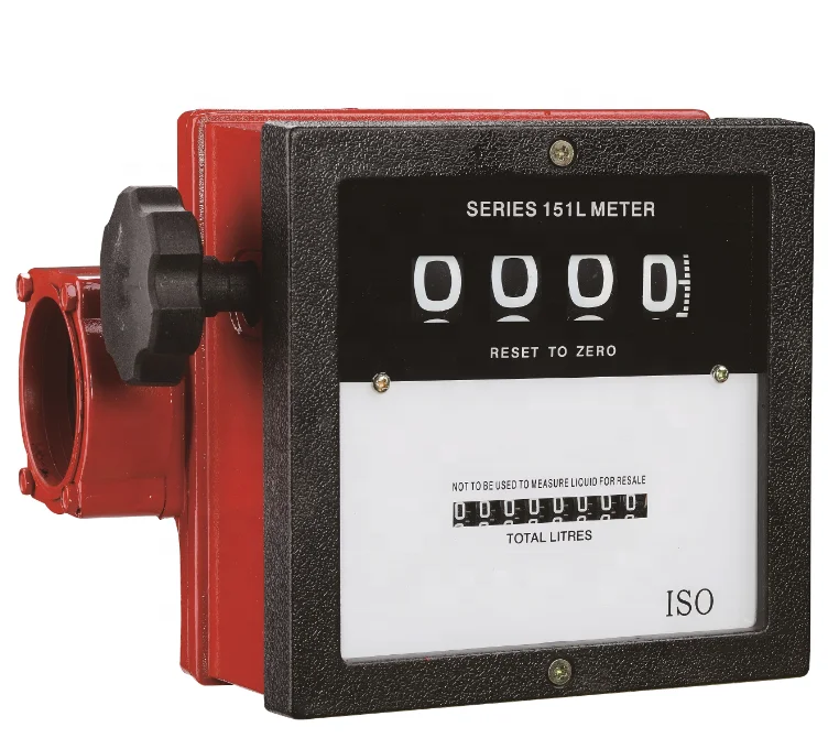 

Fuel Metering Aluminium diesel Meter 1.5 Inch 4 Digits Oil Flow Meter