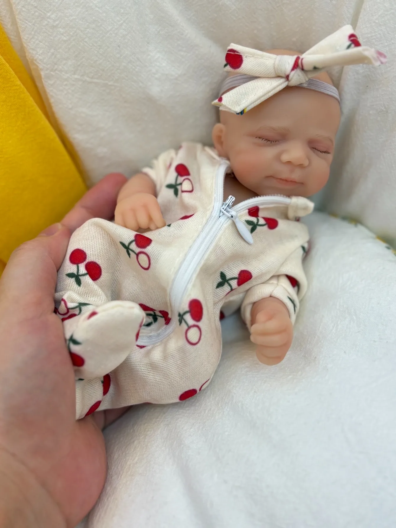 ตุ๊กตาซิลิโคนรีบอร์น Aiziwa ขนาด 8 นิ้ว 20 ซม. สัมผัสนุ่มเหมือนจริง ตุ๊กตาเด็กผู้หญิงทำมือ สำหรับเป็นของขวัญวันเกิด