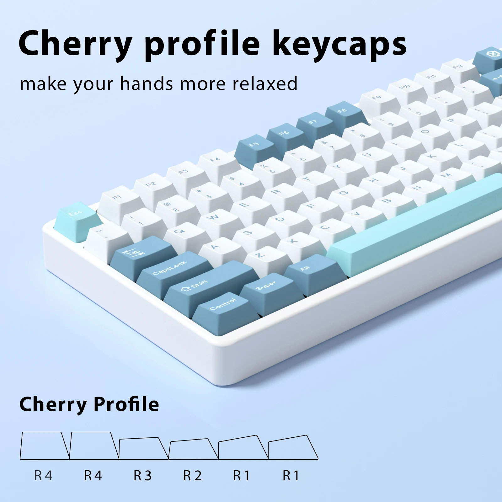 Imagem -03 - Kbdiy-gmk Shoko Double Shot Keycap Keycaps Iso para Gamer Kit Teclado Mecânico Gaming Ponto Retro Pbt Perfil Cereja