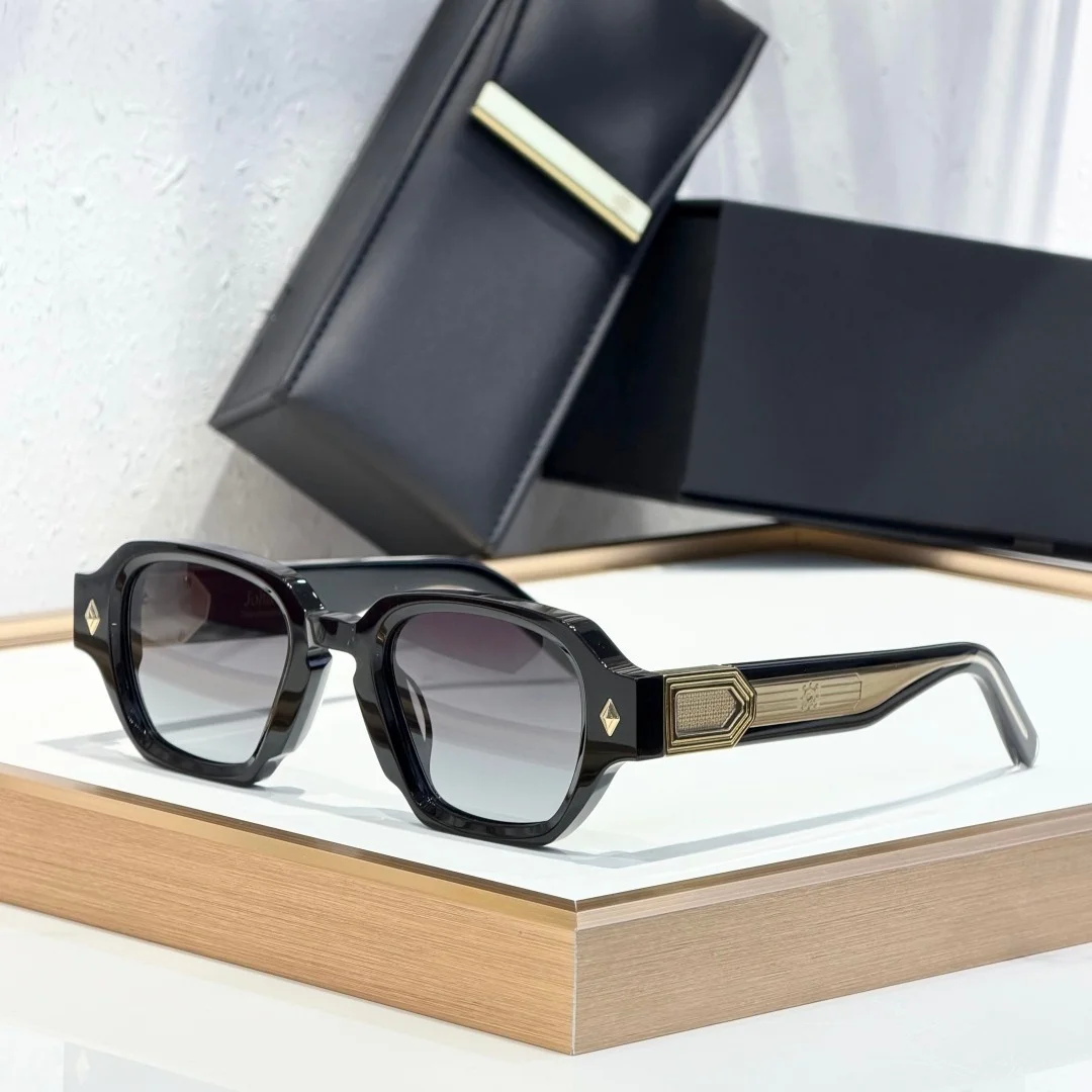 JD Project 02 Top Quality Mens Sunglasses for Women Classic Punk Luxury Acetate Titanium UV400 Designer Sunglasses with box