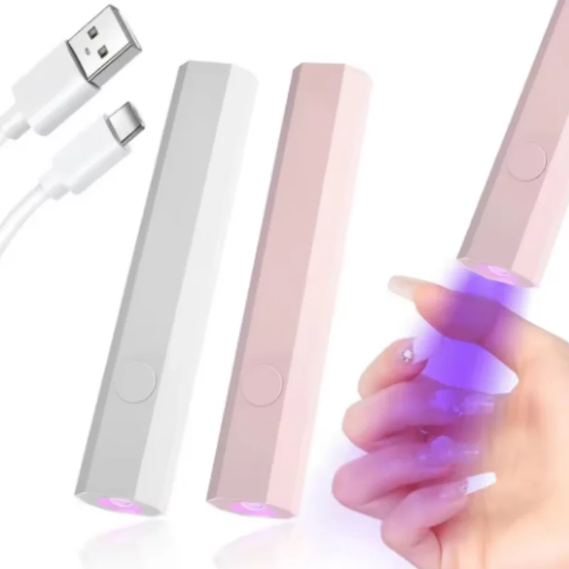 Mini Fashion And Portable Salon Quick Dry USB Nail Dryer Machine Home Phototherapy Tools Professional UV LED Nail Lamp